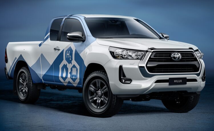 Hilux movida a hidrogênio: Os testes da Toyota começam em 2023