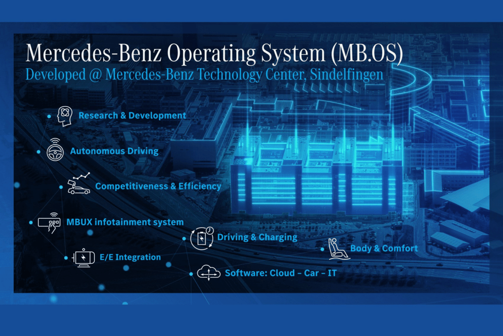 Mercedes MB.OS é um ambicioso plano de tecnologia