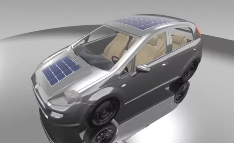 Carro híbrido movido a energia solar explode