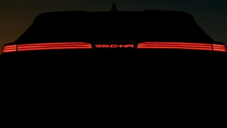 Novo Toyota C-HR 2024: Teaser oficial antes da revelação de 26 de junho