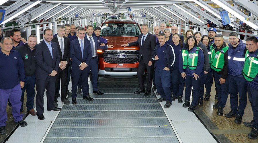 A Ford está produzindo a nova Ranger na Argentina