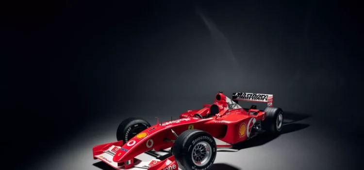 F2001b de Michael Schumacher vai a leilão