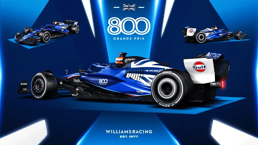 Williams chega a sua 800ª corrida de F1