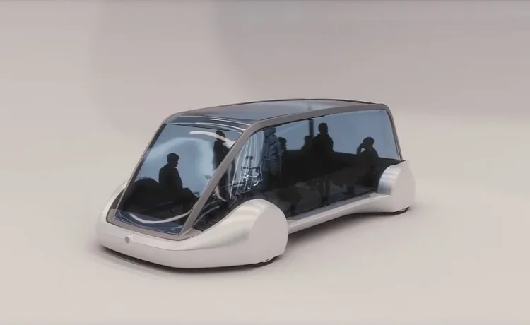 Protótipo de microônibus da Tesla aparece em vídeo